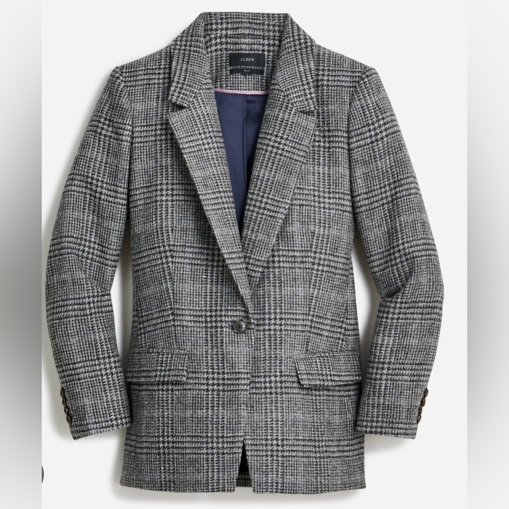 Jcrew houndstooth blazer